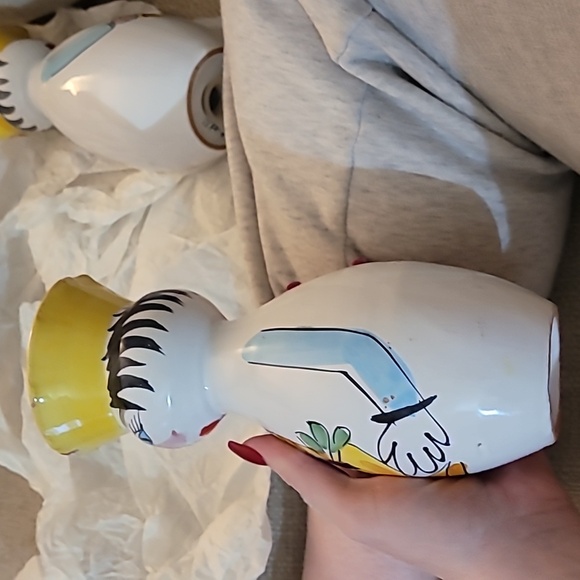 Vintage Aldo Londi Bitossi Salt & Pepper Shakers Italian Mid Century Modern - Picture 12 of 14